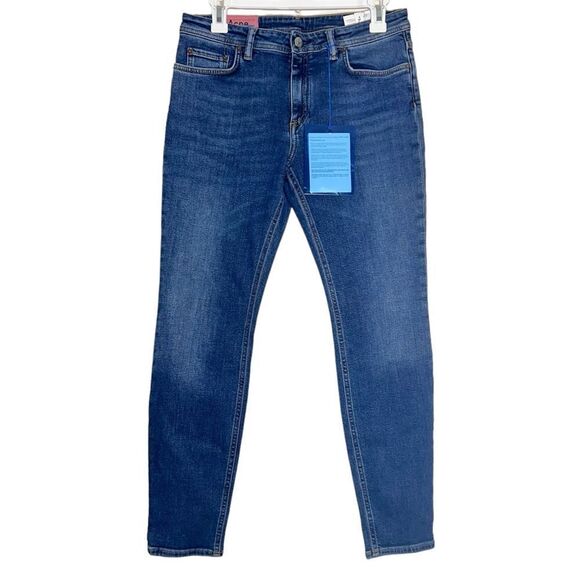 NWT Acne Studios Bla Konst Climb Mid-Rise Skinny Jeans - Picture 2 of 8
